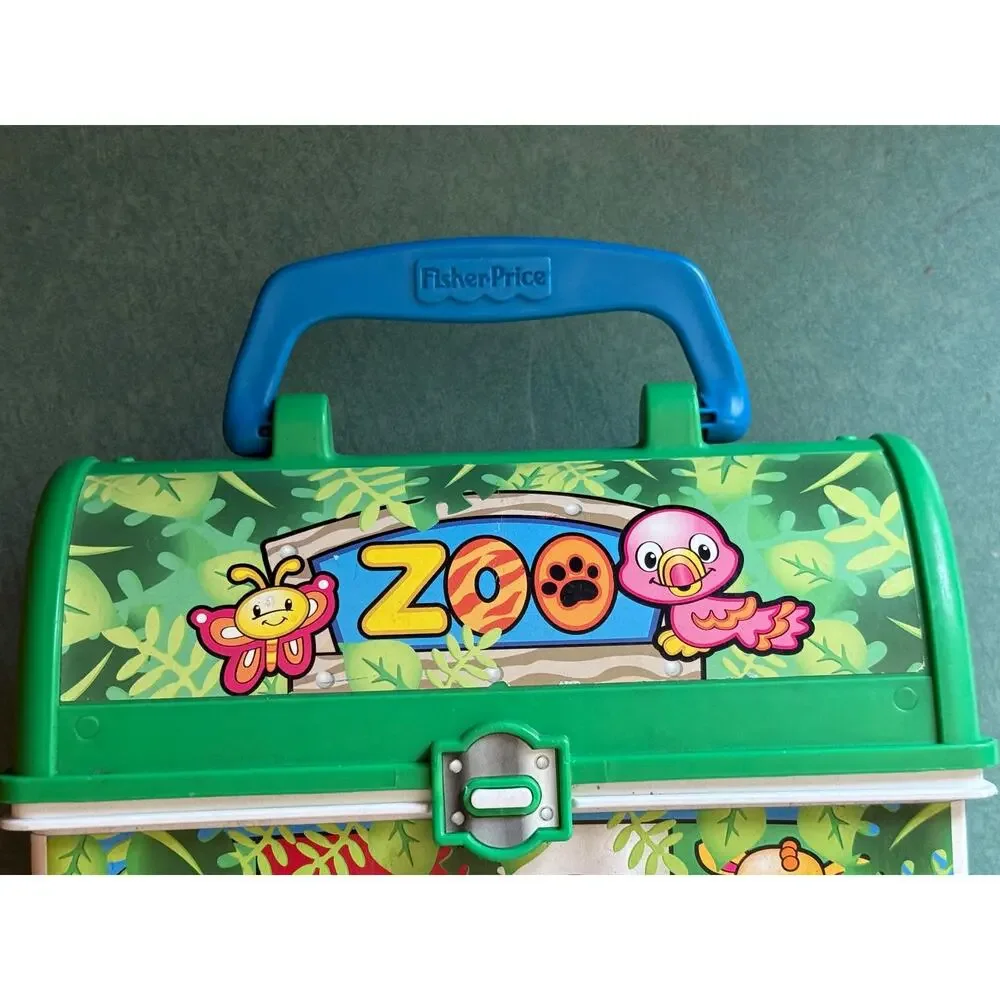 2008 Fisher-Price Little People On The Go Zoo Carrying Case